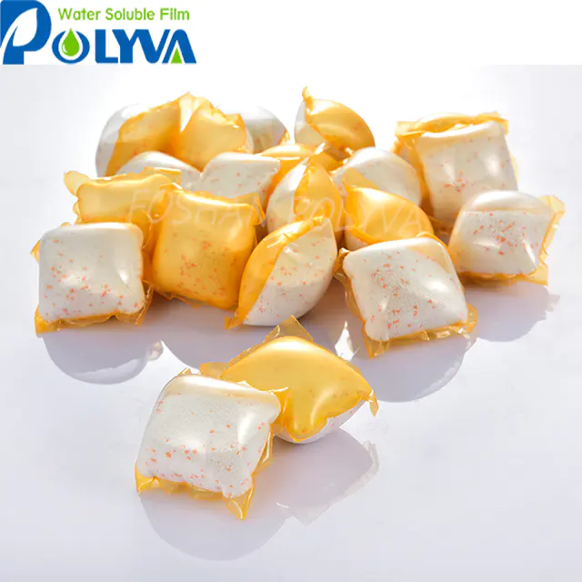 POLYVA biodegradable packing film cold water soluble pva film of laundry detergent washing powder packing machine