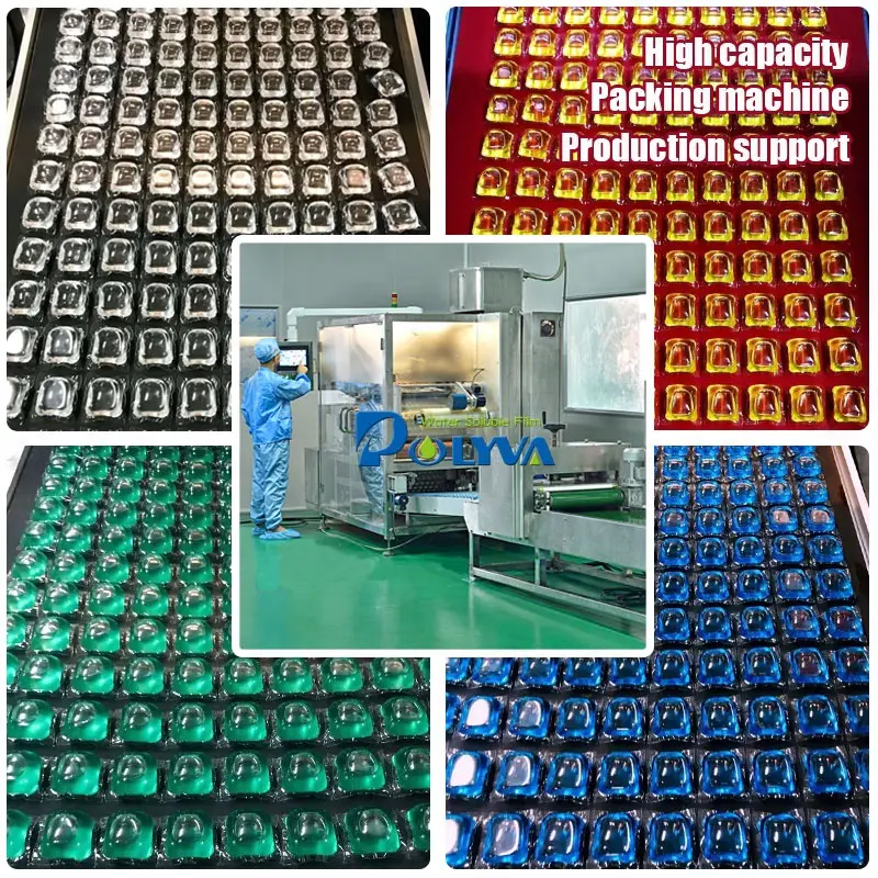 Китай Стручки для белья с высокой производительностью 3-30G Pods Pods / упаковочная машина для упаковки капсул