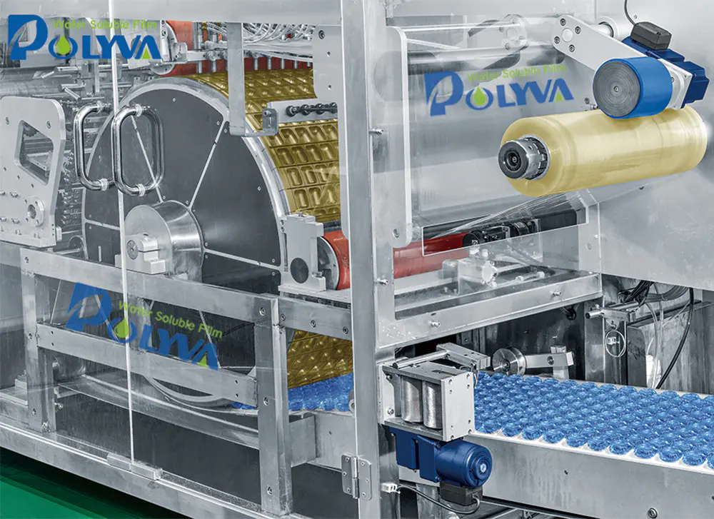 Polyva water soluble film packaging filling machine laundry detergent washing powder packing machine