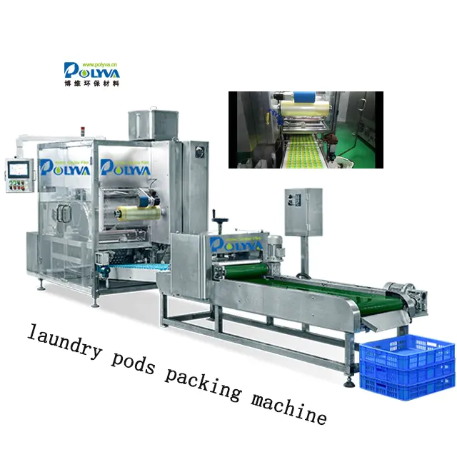 Polyva machine electrical water soluble film packaging machine laundry washing pods detergent liquid machine