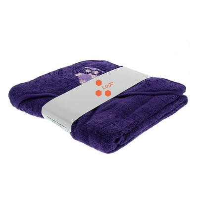 Custom 100% cotton Terry Unisex Baby Hooded Towel Set