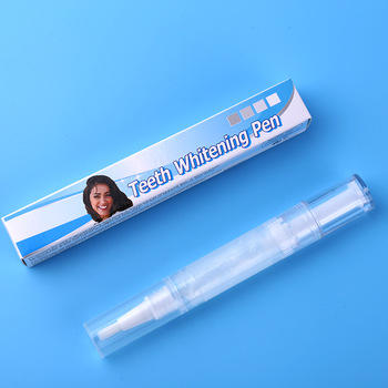 4.5ml transparent teeth whitening pen with HP or CP teeth whitening gel