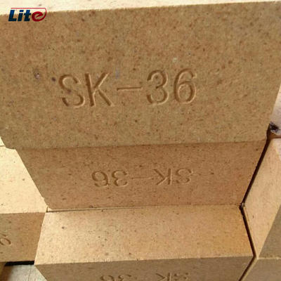 Alumina block material and brick shape refractory fire clay brick
