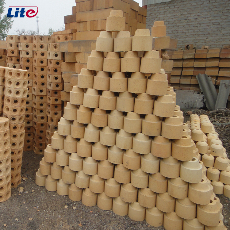 Fire Resistant Fire Clay Rounded Fire Brick for Sale for Casting Steel Furnace