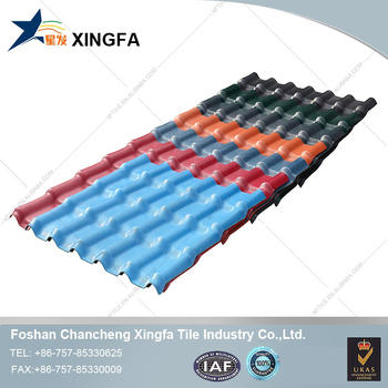 XF UPVC Corrugated panel roof tiles prices