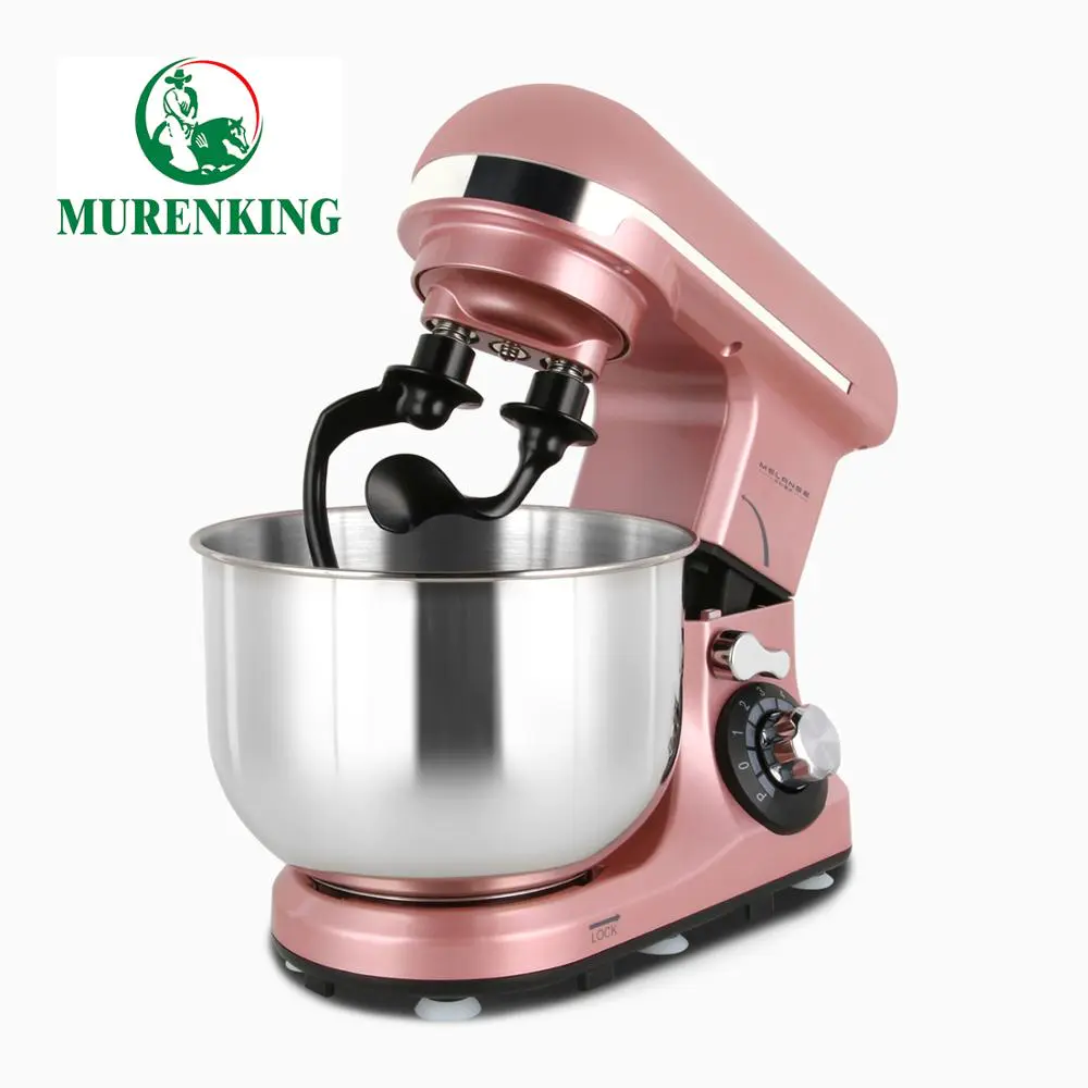 Convenient food mixer with stainless steel bowl