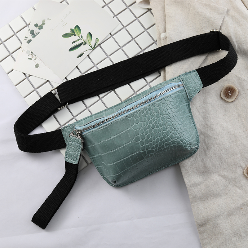 Fashion High Quality Women Bag Crocodile Messenger Chest Bag Clutch Female PU Leather Handbag Cross Body Bag