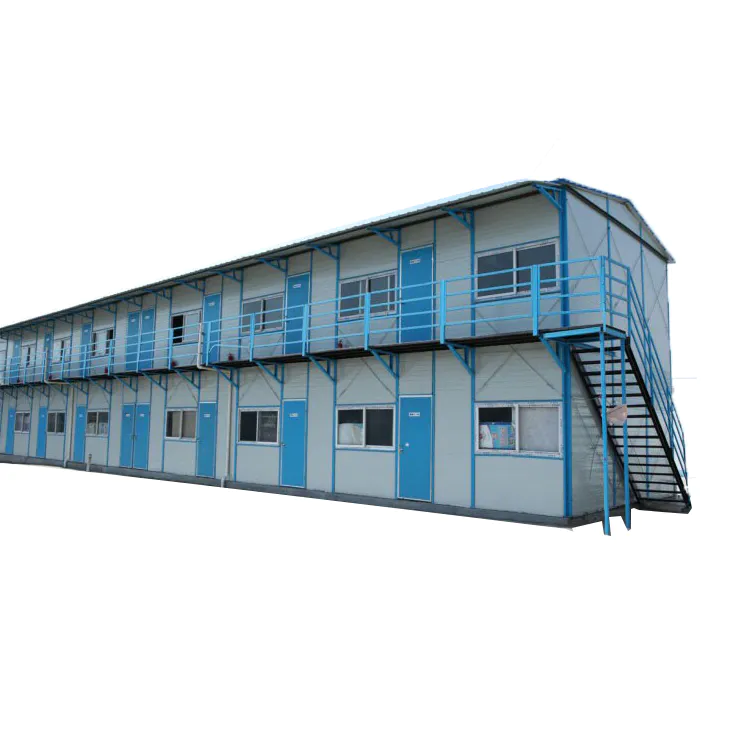Light steel frame Prefabricated worker labor camp houses project in Saudi Arabia