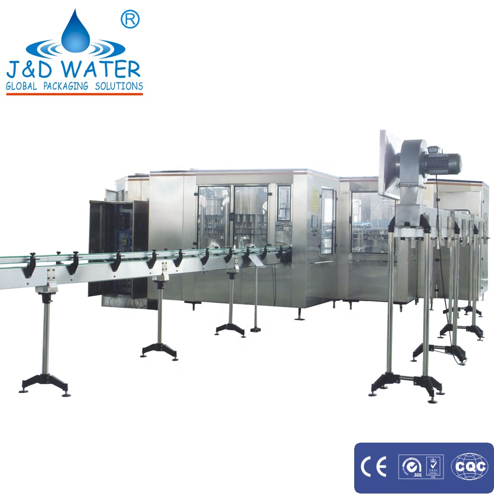 Factory price mineral bottled beverge pure water washing filling capping machine