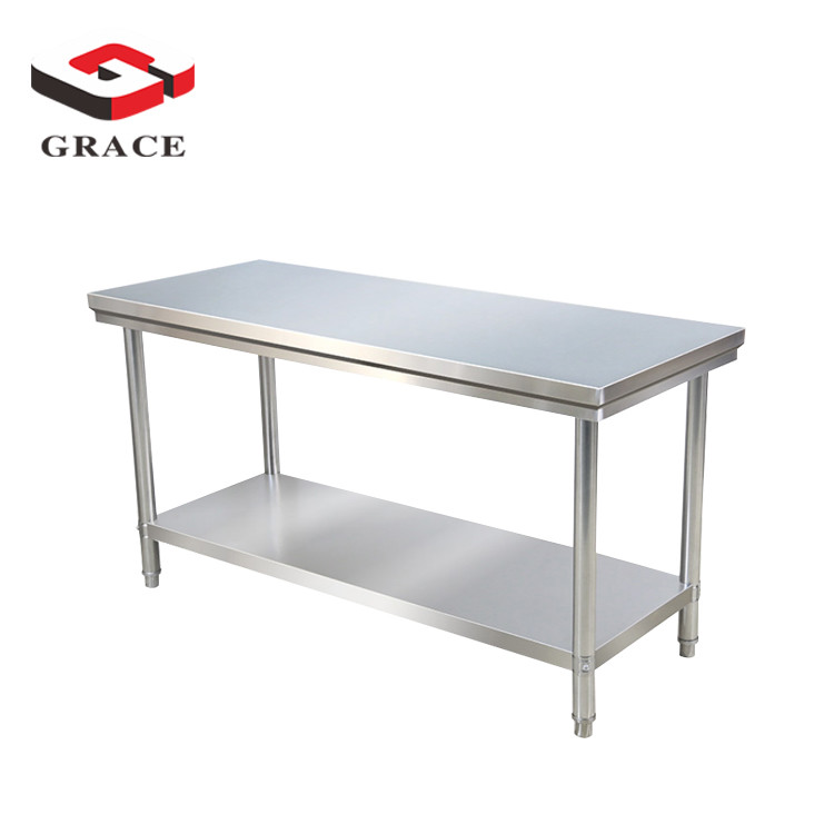 Guangzhou restaurant work bench table commercial kitchen stainless steel work table
