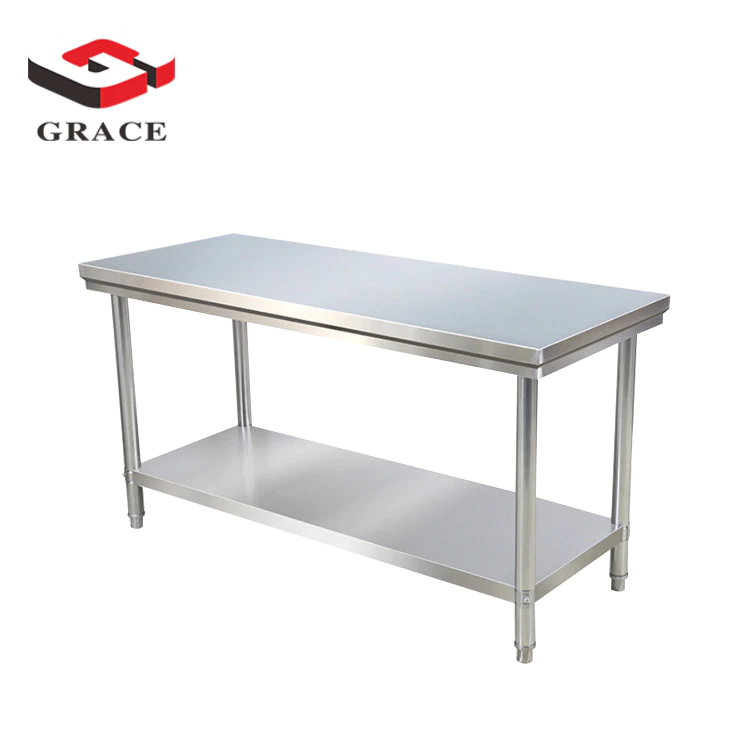 Guangzhou restaurant work bench table commercial kitchen stainless steel work table