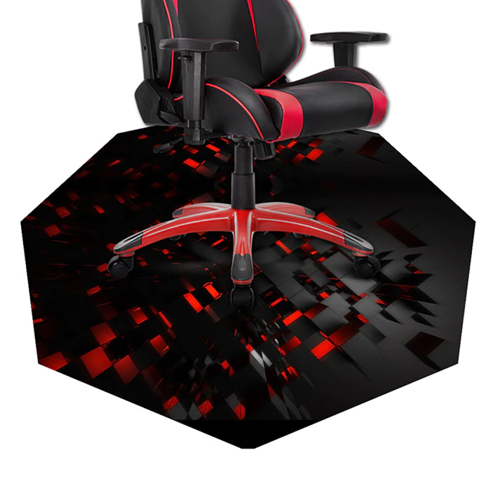Heated Office standing E-Sport Gaming Desk Chair rubber Floor Mat,Non-slip gaming floor mat