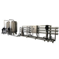Liquid hand wash usage pure water treatment equipment with stainless steel pretreatment tank and pipeline