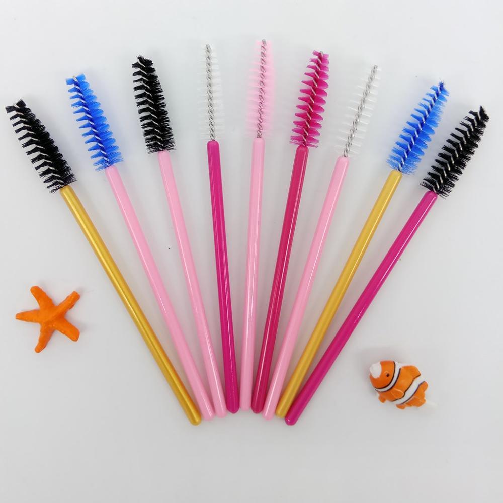 Sanatery mascara wands brush free shipping glitter custom shampoo micro brush eyelash brush disposable