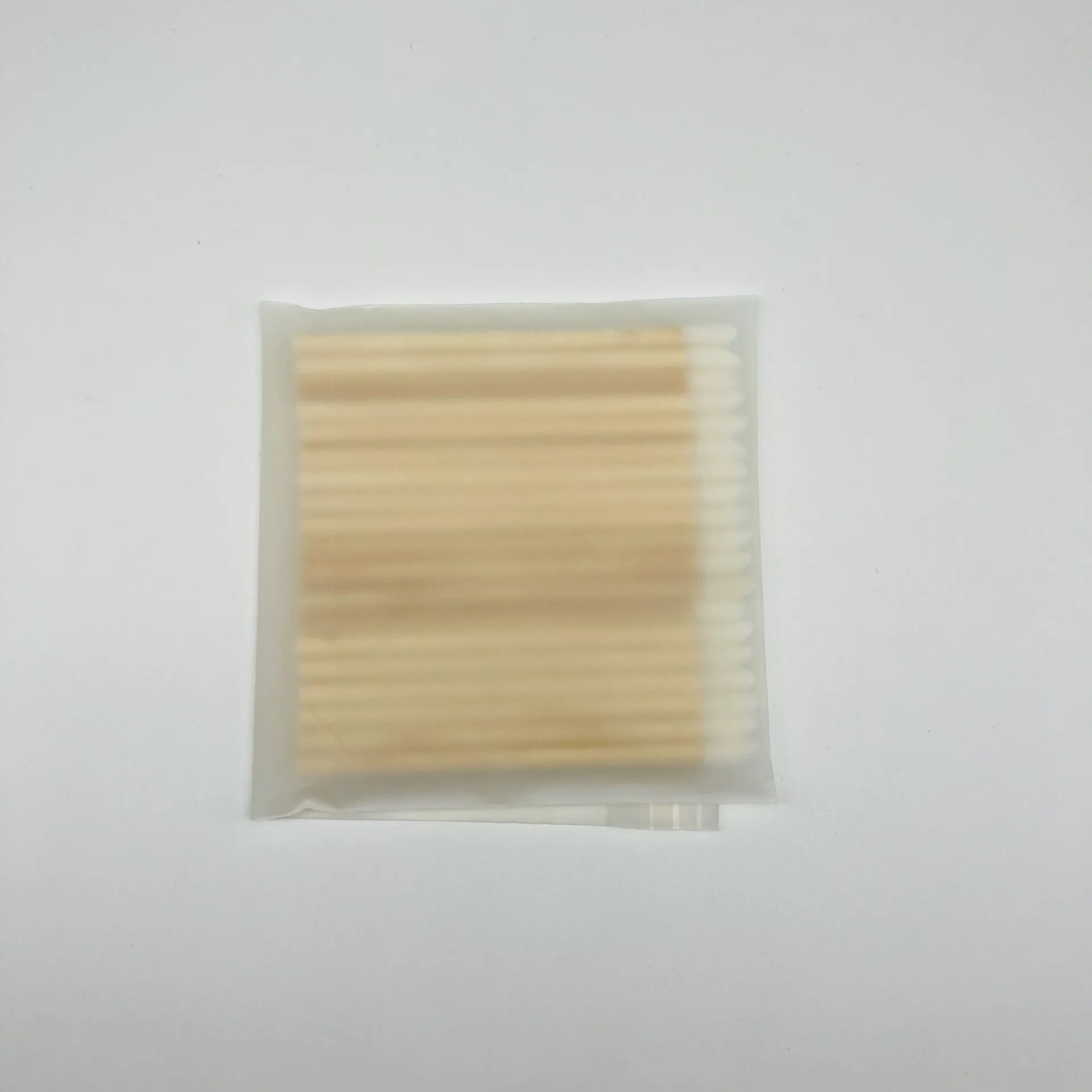 Biodegradable bag packaging eco-friendly disposable applicator bamboo lip brush