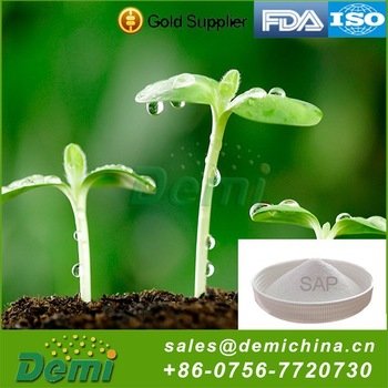 Water Retention Agent SAP Super Absorbent Polymer Powder For Agriculture Using