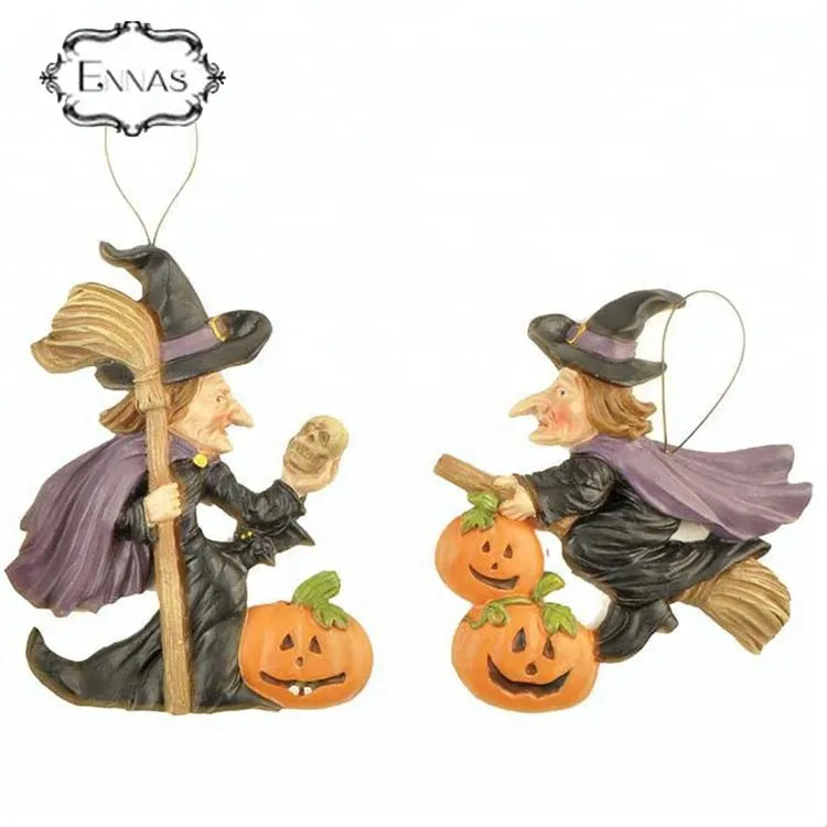 Resin Wholesale Halloween Decoration Wicked Witch Ornament