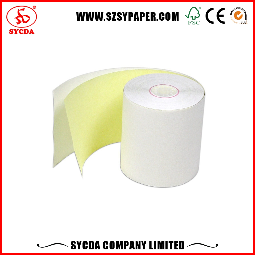Receipt book carbonless invoice printing NCR Printing Paper 3-Ply Cash Register Paper