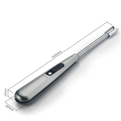 Hot Seller Metal Outdoor Long BBQ and Kitchen Lighter/USB charging single arc Flameless Lighter
