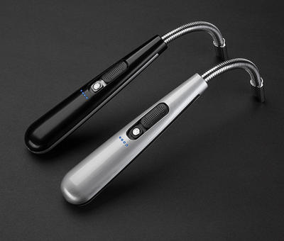 Spring head arc plasma flameless electronic rechargeable electric single arc BBQ usb lighter for kitchen