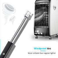 Advanced Electric Arc Lighter - Rechargeable Windproof Long Neck Plasma Arc Beam Lighter Flameless for Grill Stove Candle