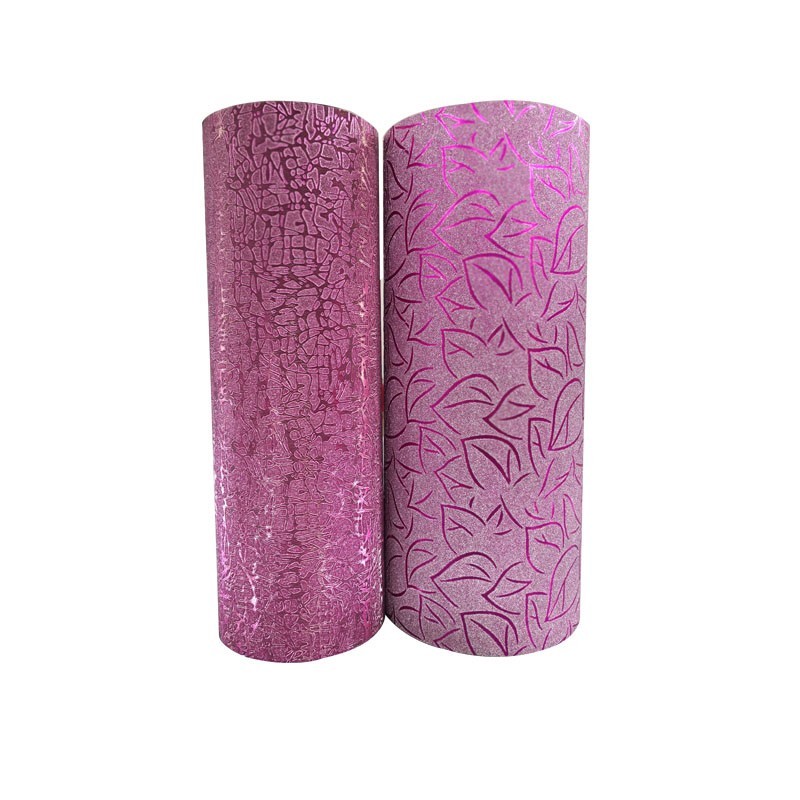 Glitter Thermal Lamination FilmFor Packaging Box Sparkle Metalized Film Glitter Adhesive Film