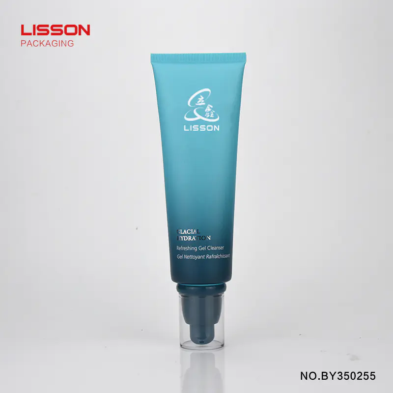 eco-friendly Airless Cosmetic Lotion Pump Tube Packaging Container