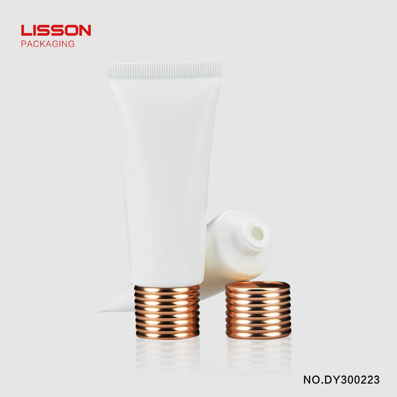 50ml plastic cosmetic lotion tube withscrew cap