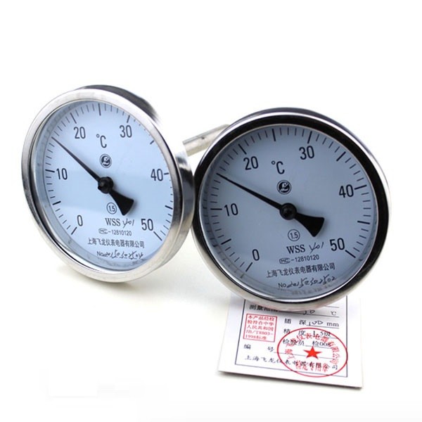 Dial probe thermometers with 60mm bi-metal dial 300mm length probe 0-50c