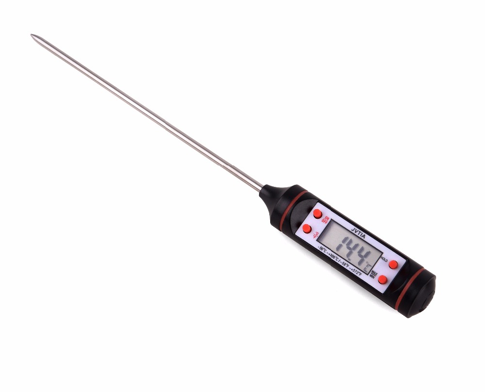 small digital thermometer bbq lcd portable digital cooking thermometer with temperature probe stainless steel food thermometer