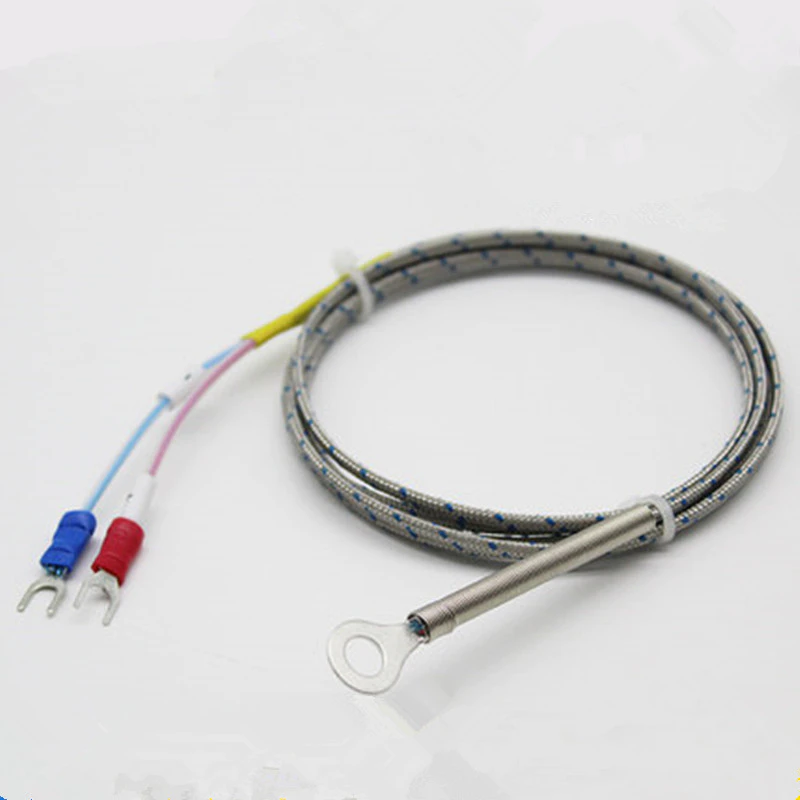 Surface thermocouple temperature of the solid. - ring sensor