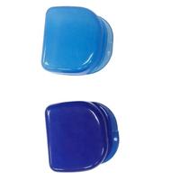 colorful plastic teeth whitening dental retainer case with ventilation holes