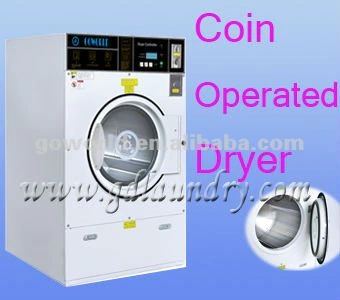 12kg self-service coin operated drying machine for commercial use