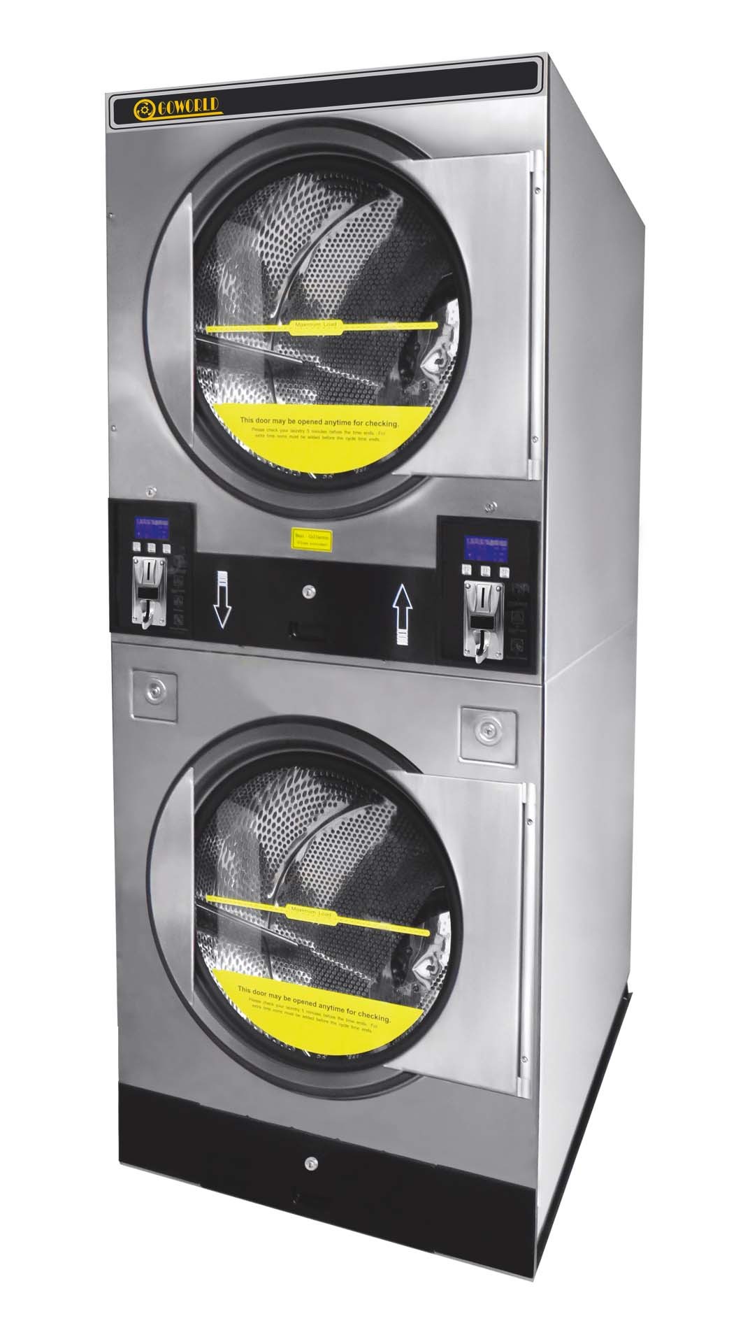 2*12kg gas heating commercial laundry dryer,tumble drying machine