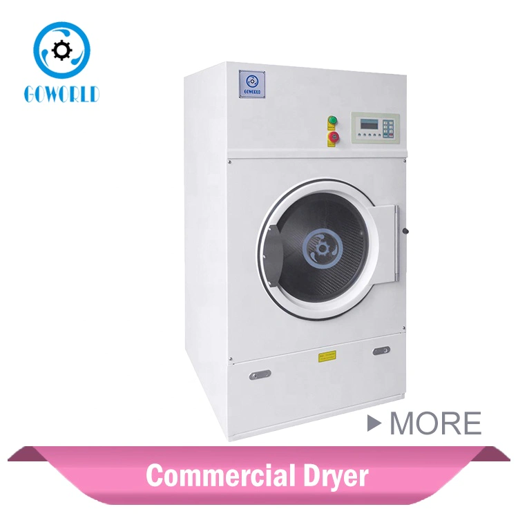10kg gas heating Commercial drying machine,coin operated laundry machine