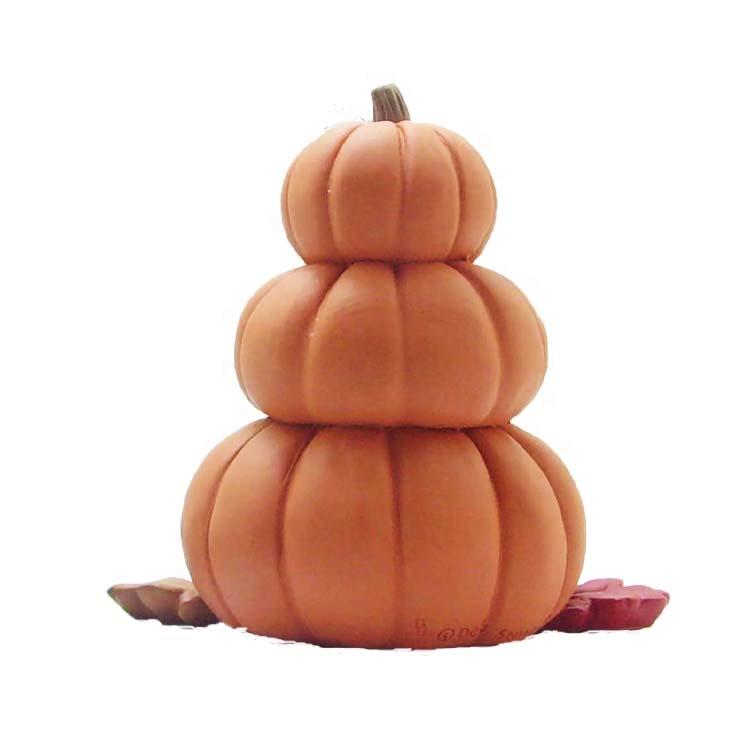 High Quality Art Craft Stacked Pumpkin Decoration and Gift Resin Artwork
