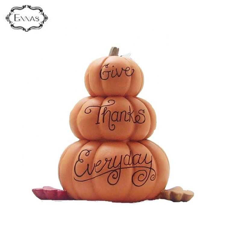 Give Thanks Everyday' Stacked Pumpkins Home Decoration and Gift