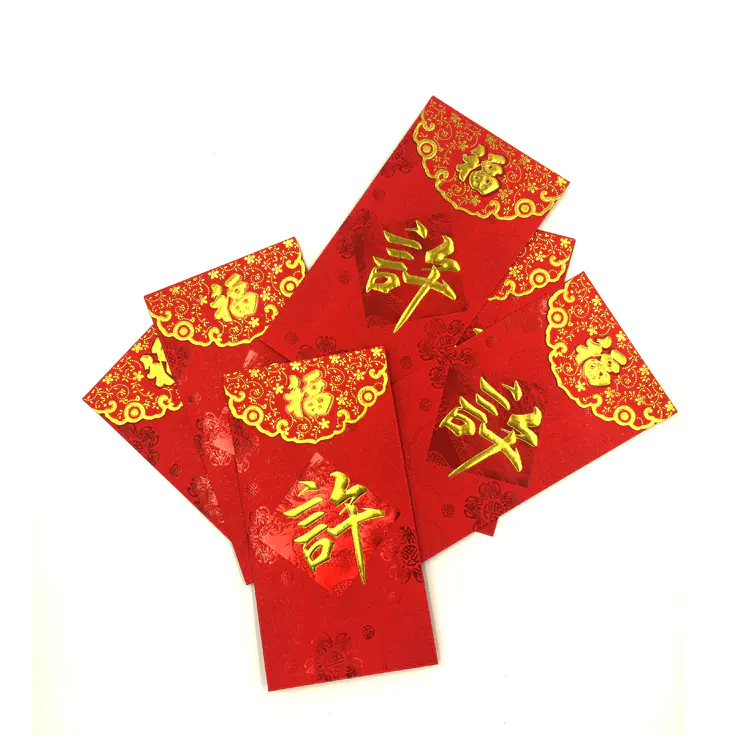 Wholesale Price Chinese Surname Character Xu Red Pocket Envelope For Promotion