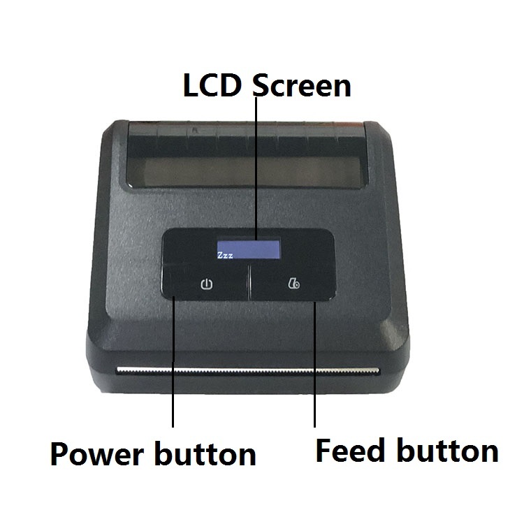 Factory 80mm Mini Small Portable Bluetooth Printer Thermal Receipt Barcode Label Sticker Printer