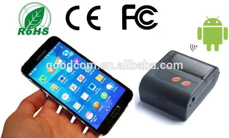 Mini Mobile Bluetooth Printer can print text message,PDF,website,etc. free APP and Low Voltage solution