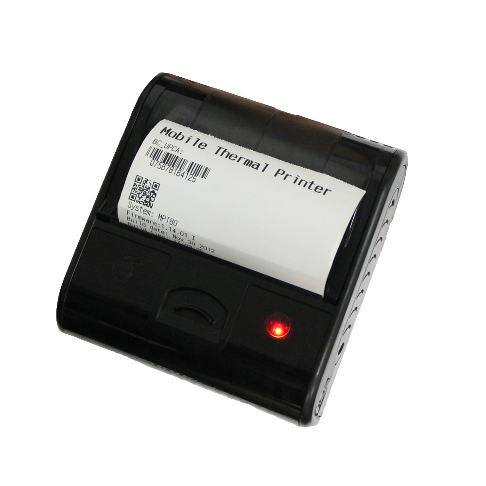 3 Inch Waterproof and Antidust Mini Portable Barcode Printer Supports QR Code Printing