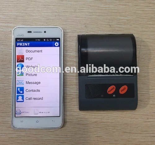 Mobile Android Bluetooth Printer,Portable printer,smartphone printer
