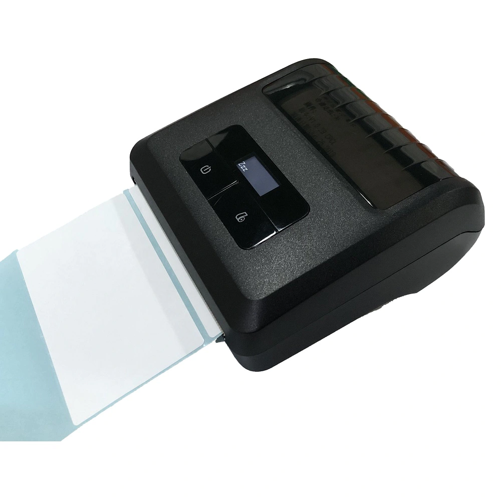 80mm Label Sticker Supported Mini Portable Printer Bluetooth for iOS Android Windows