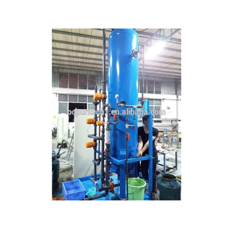 cation and anion resin exchange 6tph water deionized DI plant