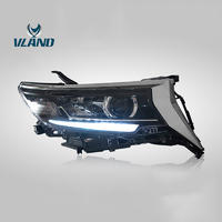 Vland Factory Car Accessories Head Lamp For Land Cruiser Prado 2018 2019 Full LED Head Light With Sequential Indicator