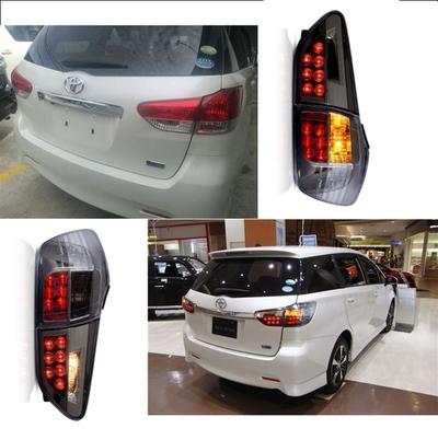 VLAND factory car LED taillight for Wish 2009-2011 LED DRL LED Brake tail light plug and play waterproof for wish