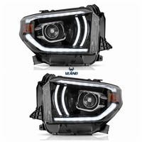 VLAND Factory for new design for Tundra Headlight 2014-UP for Full LED Head light turning signal with sequential indicator