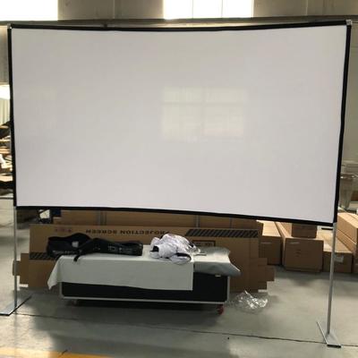 100inch 16:9front and rear easy fast foldprojection screens for outdoor activities