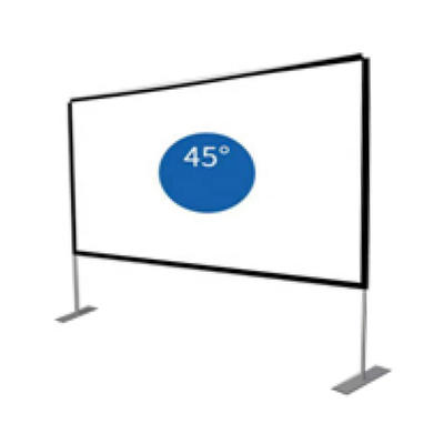 Large Size 170 View Angle Canvas Fabric Portable Fast Fold Screen Projector Screen