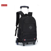 Osgoodway Rolling Backpack Luggage Wheeled Backpack Travel Laptop Six Wheels Unisex Trolley School Bags for Boys Girls Kids